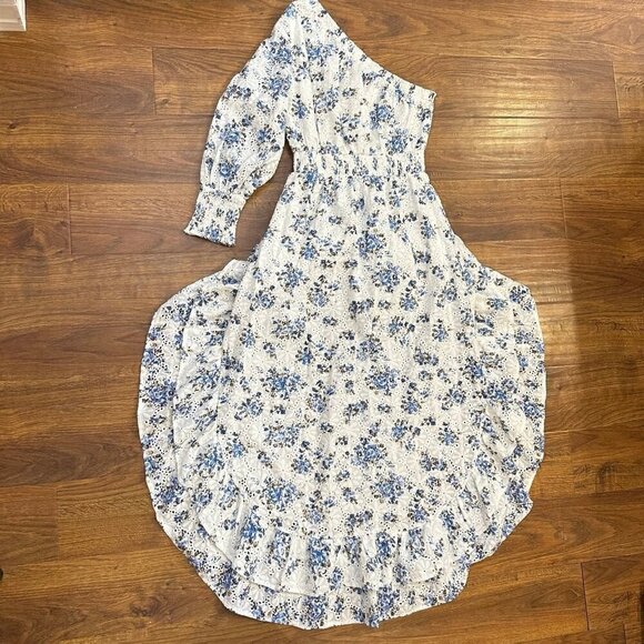 NWT Solitaire lace floral one shoulder dress - Picture 3 of 6